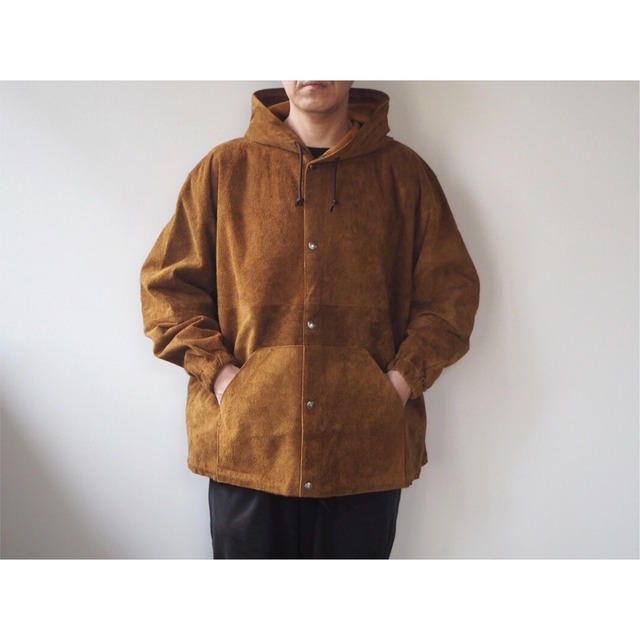orSlow(オアスロウ) Brown Suede Leather Parka | AUTHENTIC Life Store