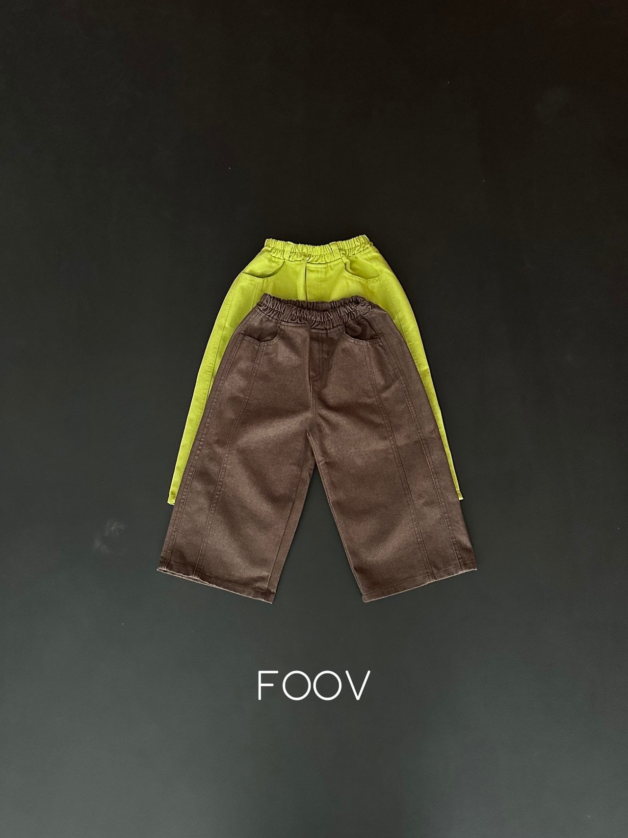 【予約】※foov color pants /S-JM
