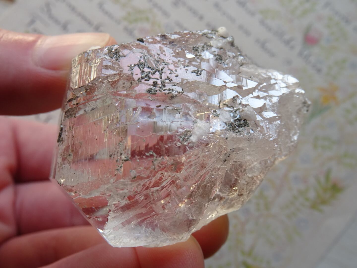 ガネッシュヒマール ティプリン産 クローライトインクオーツ レコード