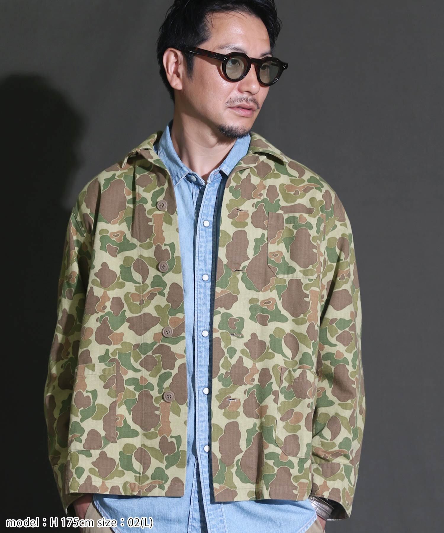 SLEEPING FROGSKIN CAMO SHIRTS JK スリーピング フロッグスキン カモ