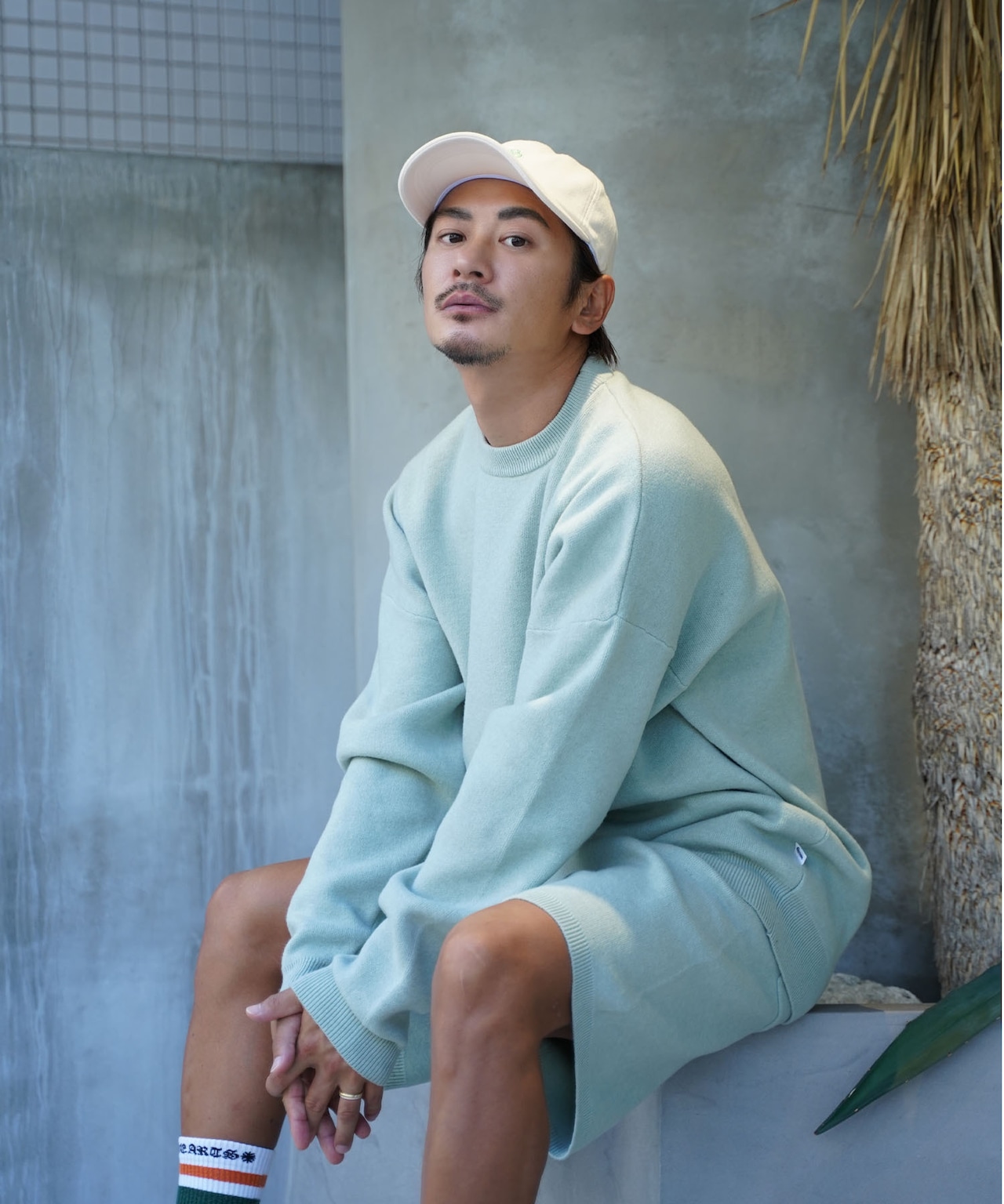 【#Re:room】SOFT SMOOTH WOOL KNIT SHORTS［REK126］