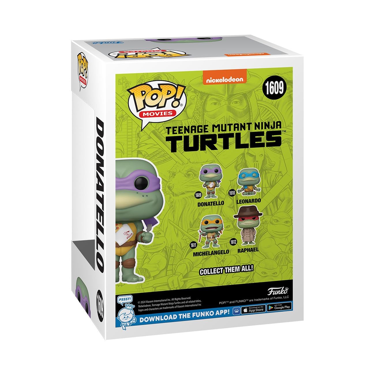 ミュータント タートルズ ドナテロ ピザ フィギュア Funko Pop! TMNT