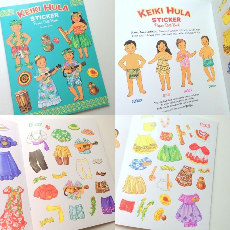 Hawaiian Paper Doll Book:ハワイアンペーパードールブック | &.Aloha