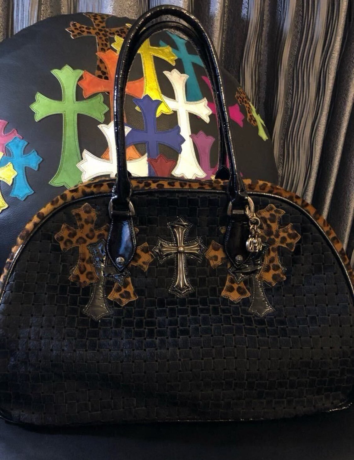 CHROME HEARTS クロムハーツ ジムバック ラージ 激レア エナメル
