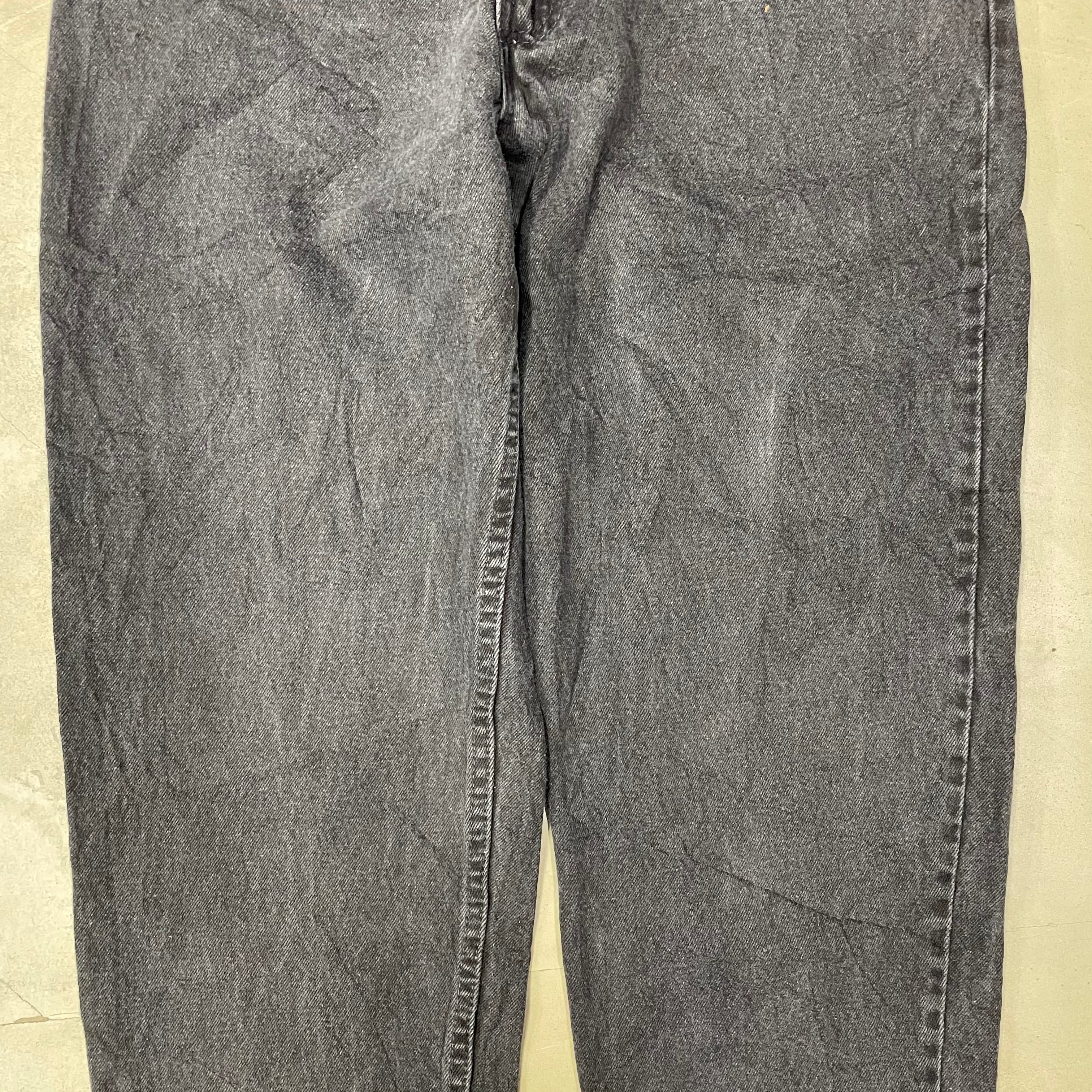 90s Levi's 550 ブラックデニム 後染め USA製 リーバイス