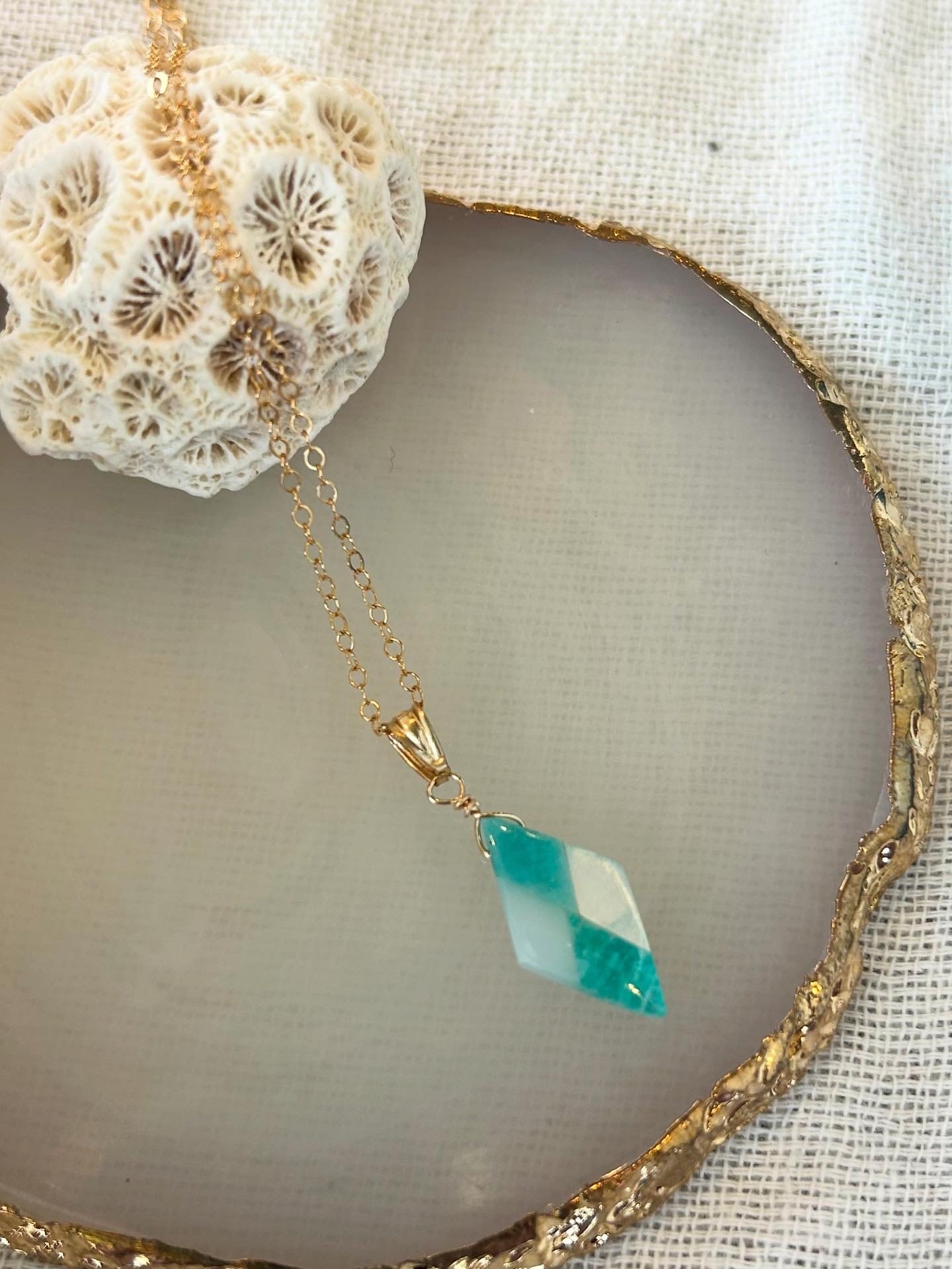 ピンクトルマリンアパタイトコッパー ピアス | LISA Bijoux