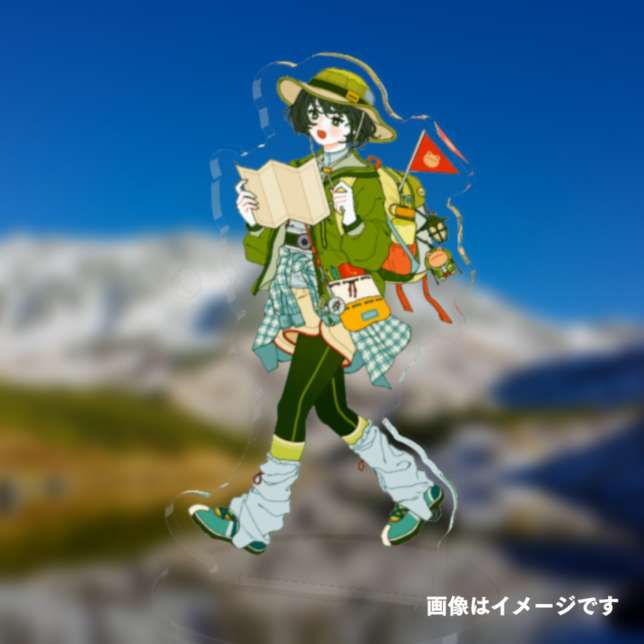 ヤクのあしあと 2026年号　あなたを山にいざなう雑誌（アクリルスタンドセット）