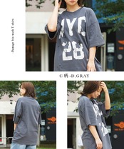 ＼SALE／◆ダメージ バイオウォッシュ加工 Tシャツ◆ms-8245-121