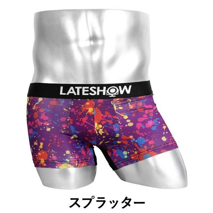 LATESHOW (レイトショー)ボクサーパンツ/スプラッター/Lサイズ | Mon ...