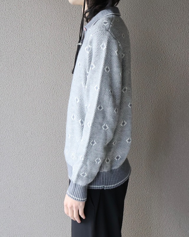 design lib knit polo top