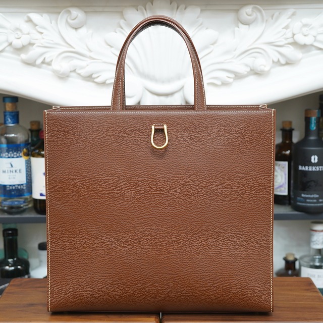 Maison d' Artisan  Noble（ノーブル）　トートバッグ　デッドストックアルデンヌ　コニャック