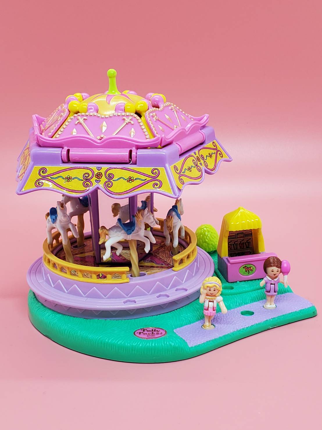 オープンカフェのメリーゴラウンド ほぼ完品 1996年 ゆうえんちの国シリーズ