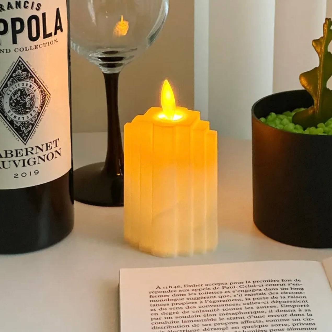 candle mood light 2types / キャンドル ムードライト テーブルランプ