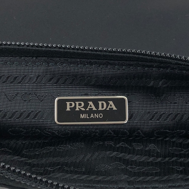 PRADA プラダ ハンドバッグ ブラック トライアングルロゴ ナイロン ポーチ vintage ヴィンテージ オールド wc2wgs