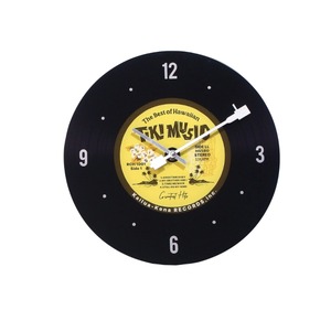 ガラスウォールクロック　レコード