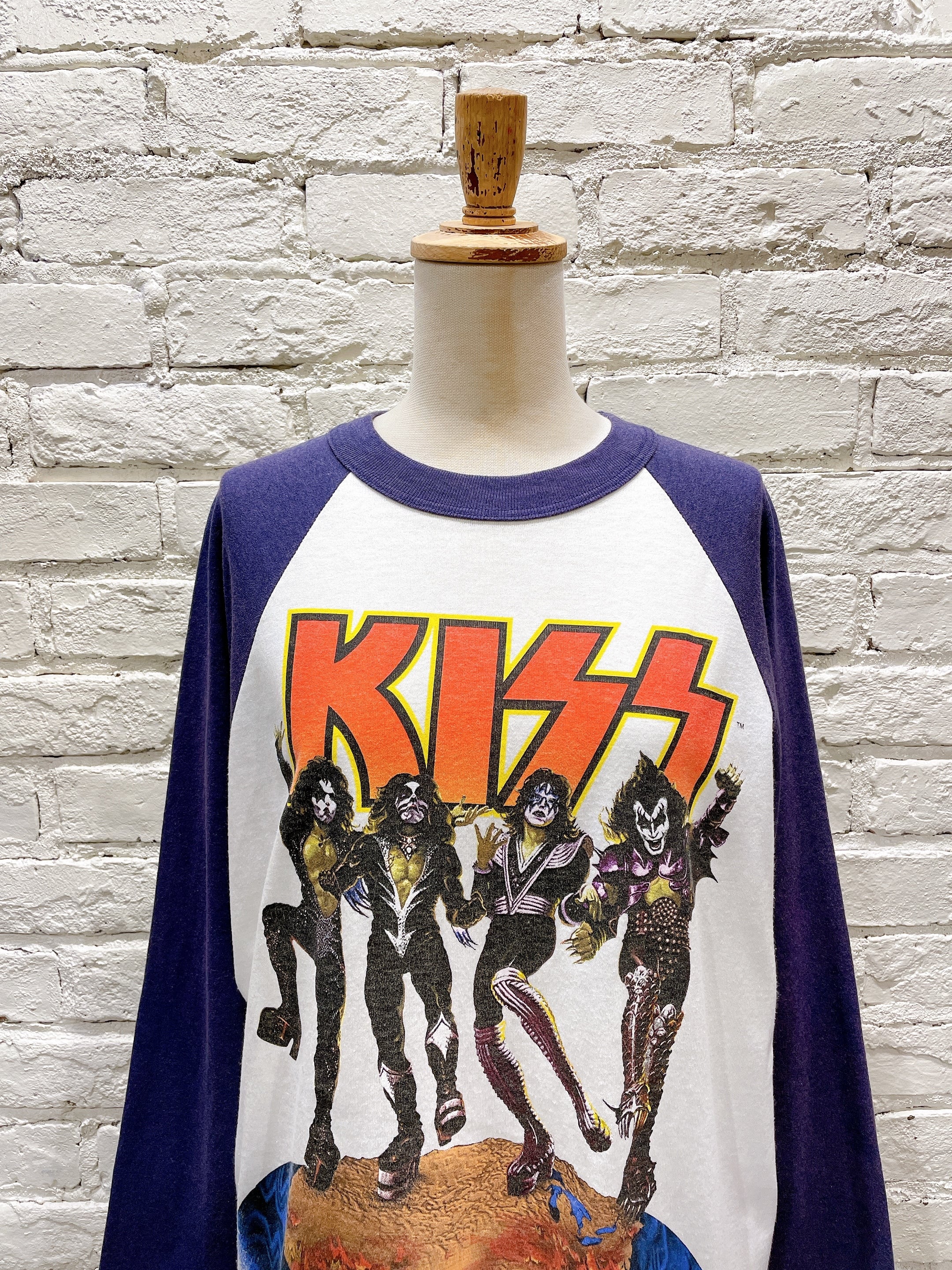 VINTAGE ヴィンテージ 90s KISS ALIVE WORLDWIDE TOUR TEE 入り込ん 