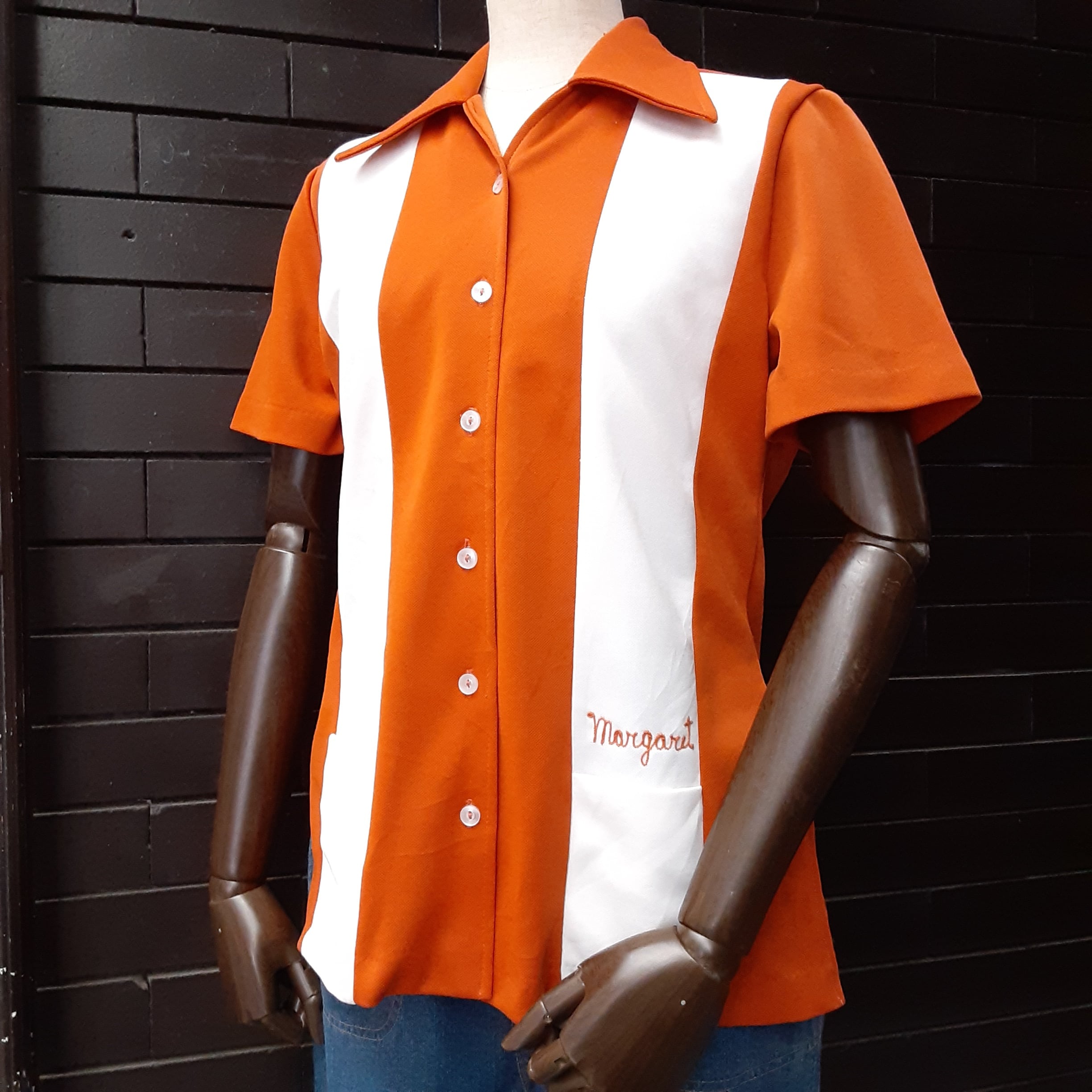 Polyester bowling shirts ポリエステル ボーリングシャツ | Small