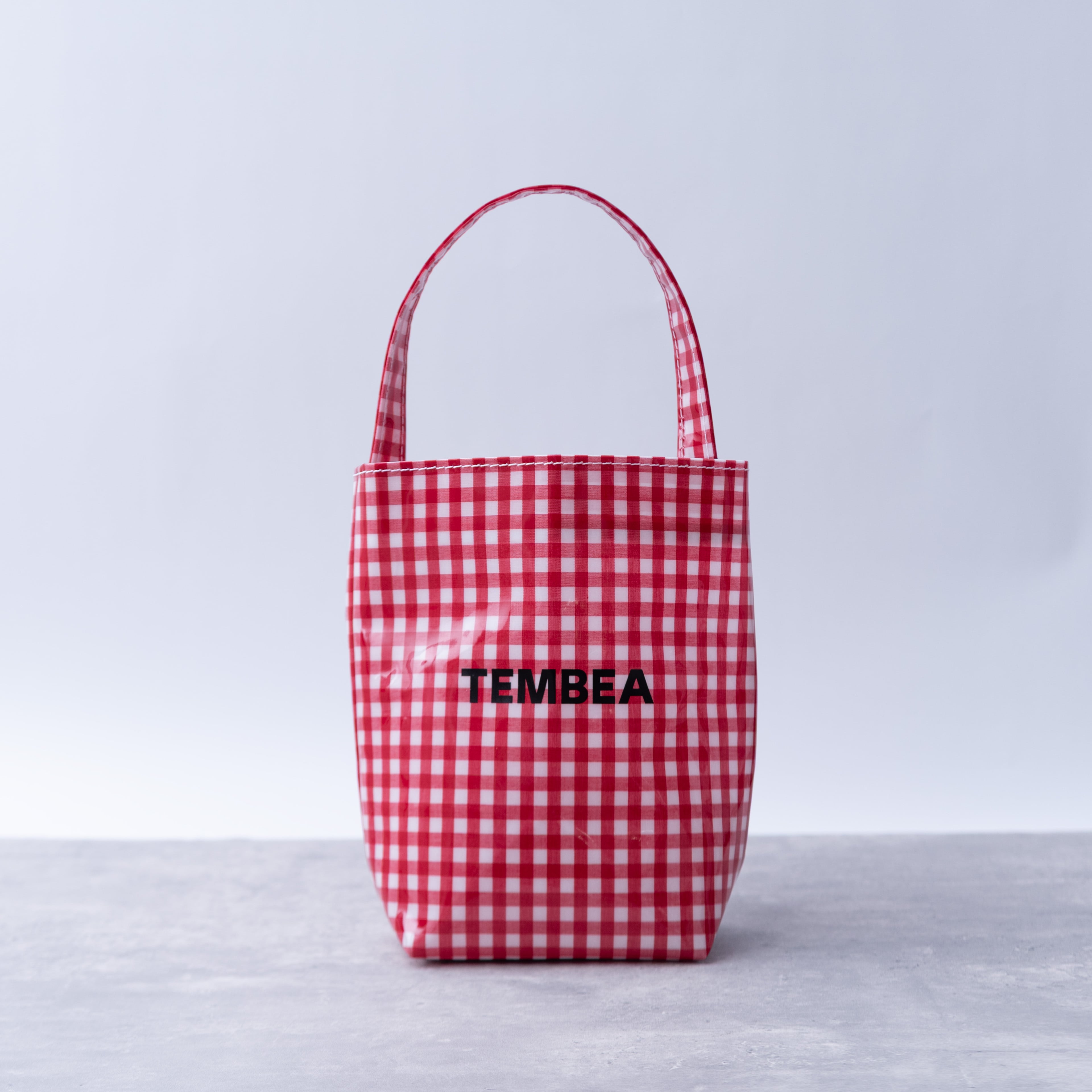TEMBEA│BAGUETTE TOTE MINI GINGHAM｜テンベア｜バケットトートミニ