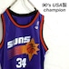 希少 90‘s USA製 champion NBA SUNS バスケシャツ