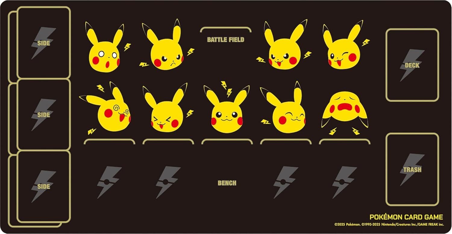 新品) ポケモンカードゲーム ラバープレイマット「ピカチュウと