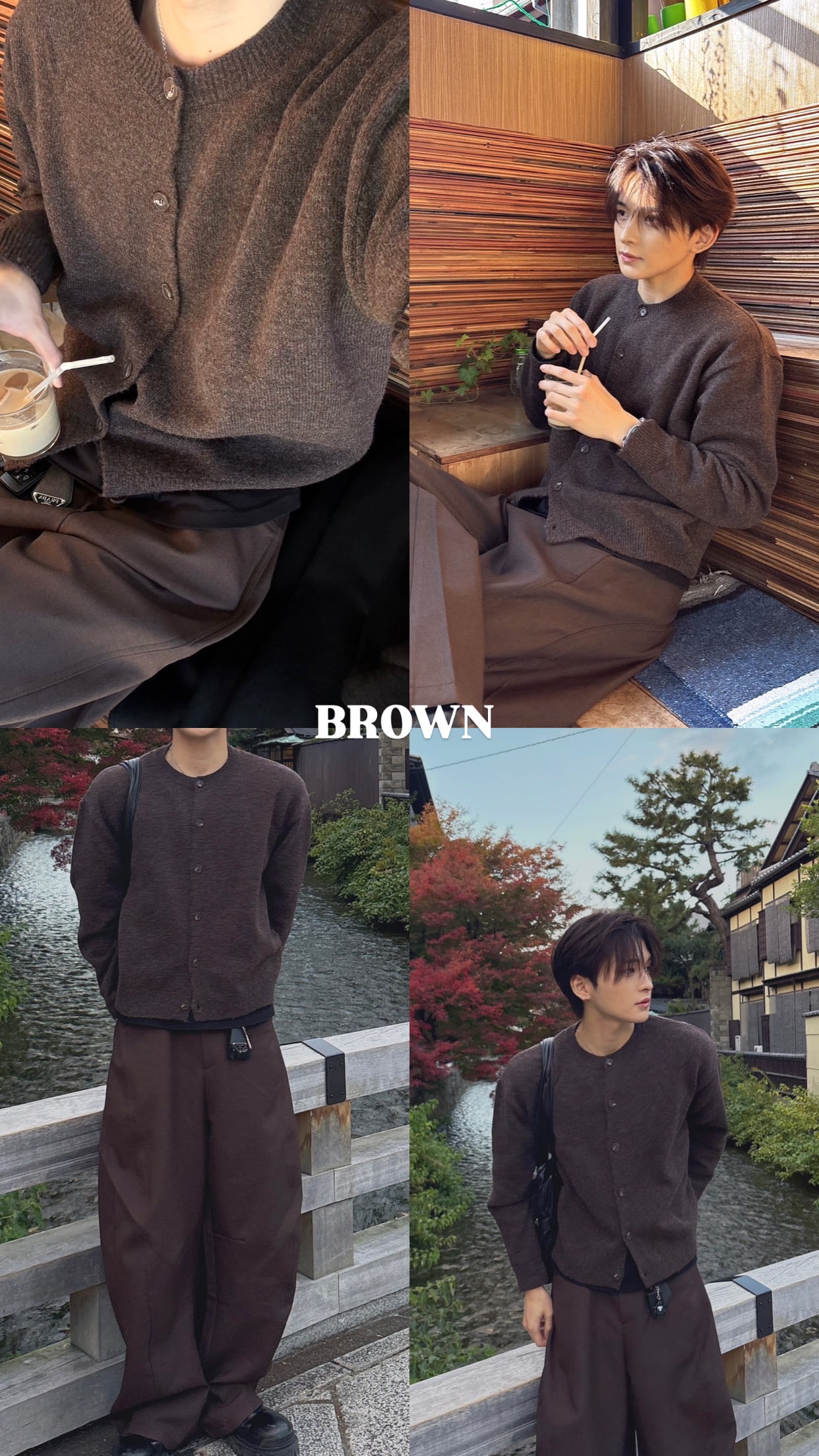 即納】RADIANT Cropped round cardigan | 韓国ファッション セレクト