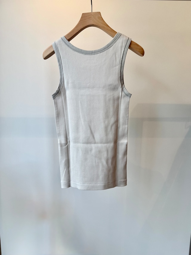 OVERNEATH/Rib Thank092 コットンリブ STONE