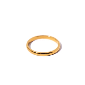316L simple ring【GOLD】#r116