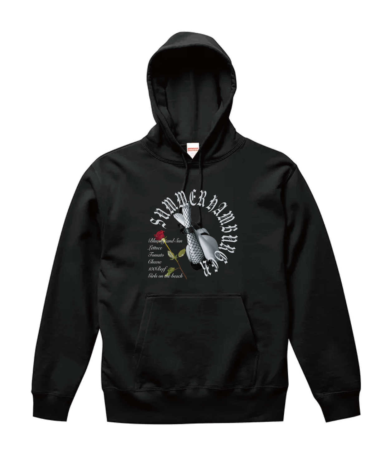 SEXY SIGN HOODIE - BLACK