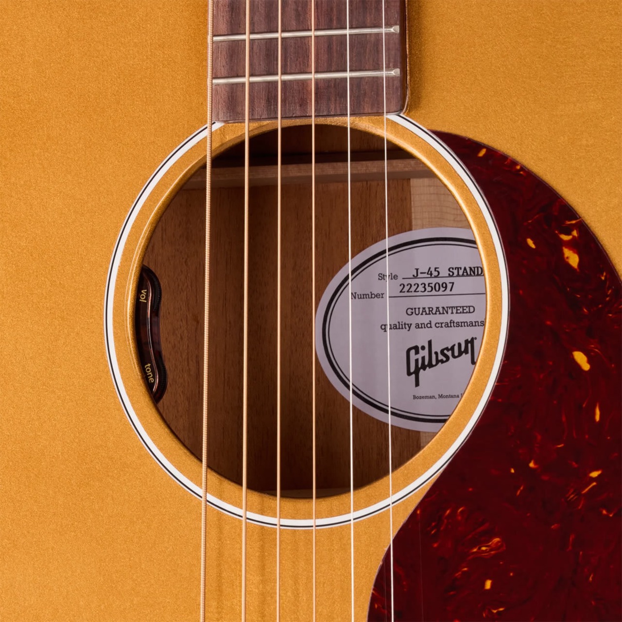 Gibson J-45 Standard (Goldtop) [LR Baggs プリアンプ搭載エレアコ仕様] [限定特別価格]