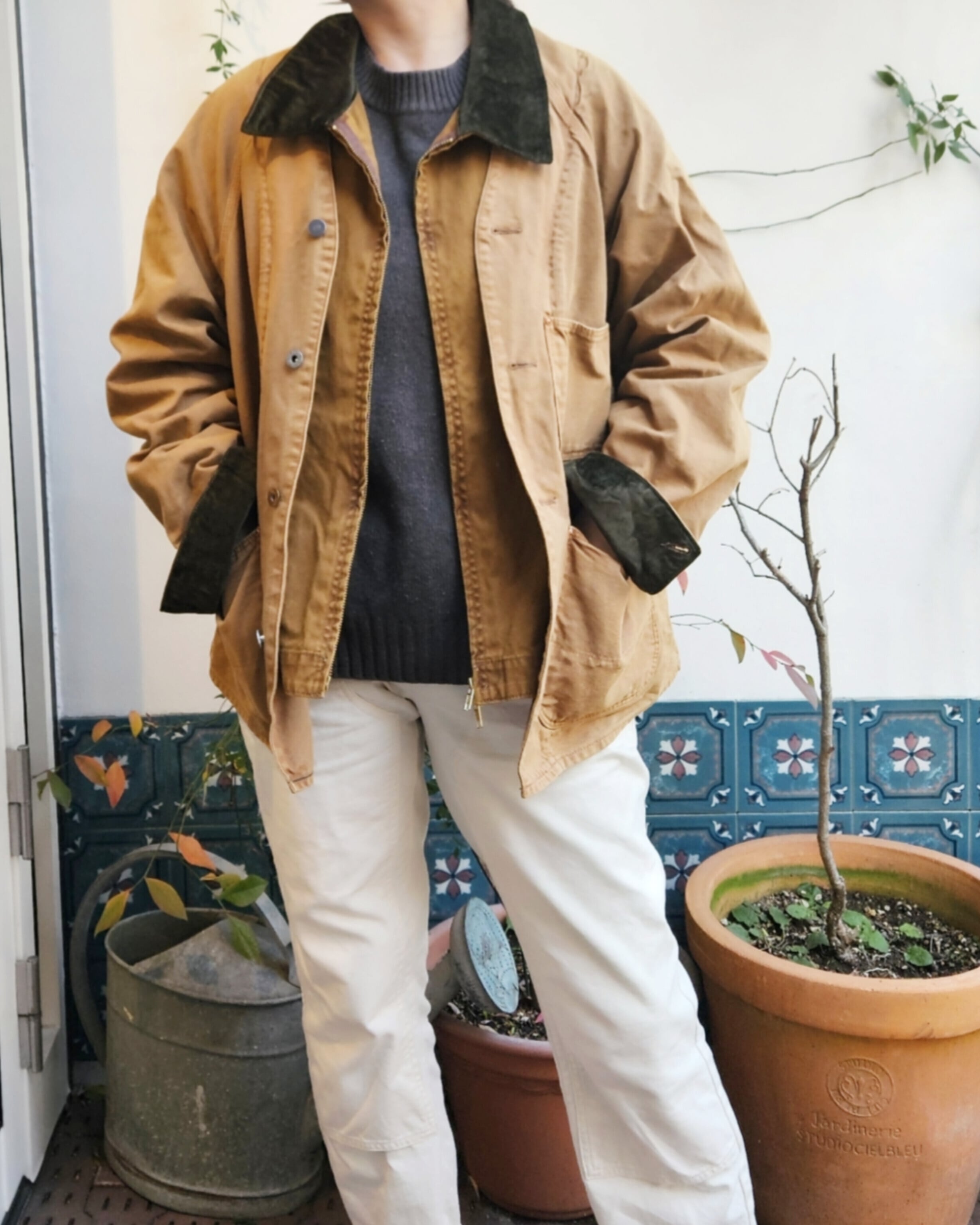 MARET】【メンズ着用可能サイズ】オーガニックダックワークONワーク