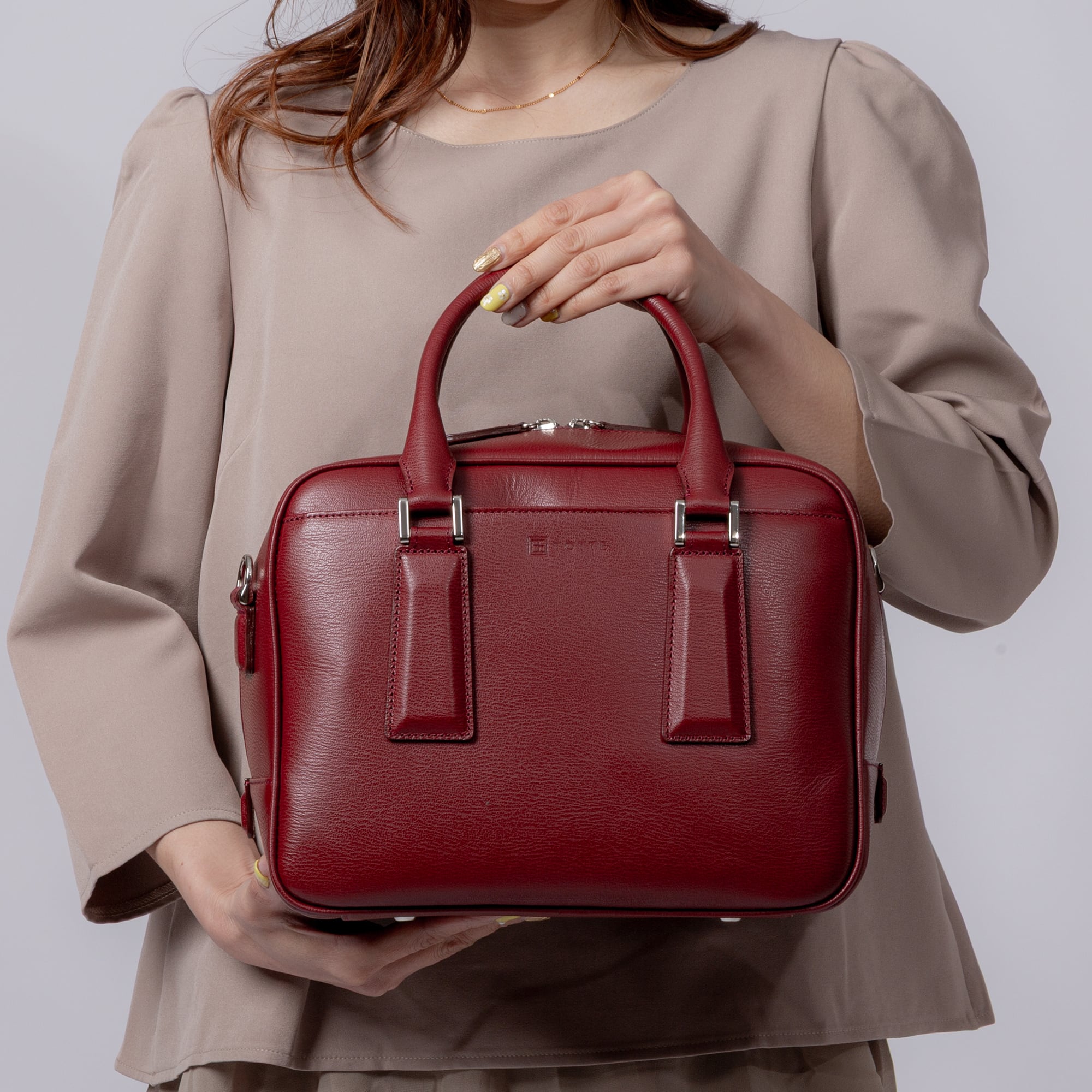 ボストンバッグ レディース 旅行 B5 2WAY メンズ［MBC024］Bordeaux