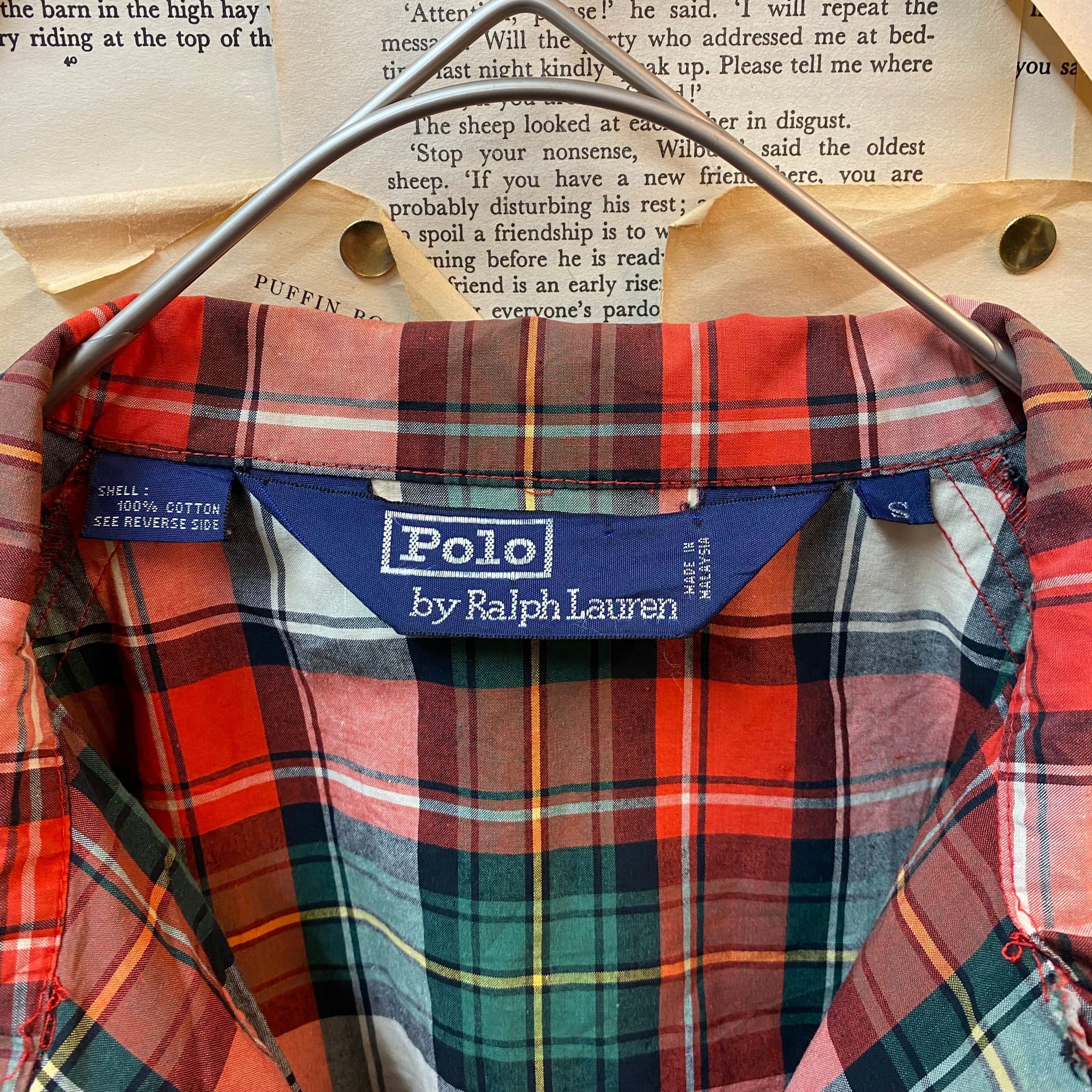 90s Polo Ralph Laurenチェック柄スウィングトップ | 古着屋PENNY 