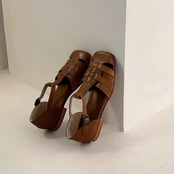 Camille Woven Strap Sandals F0670