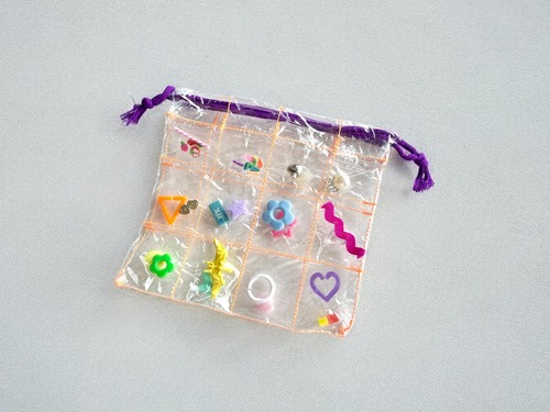 stomou パーツ入り巾着