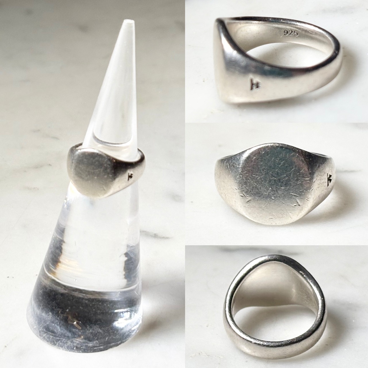 TOM WOOD solid silver signet ring