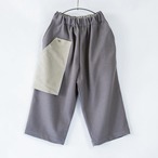 Three pocket pants  kids L(115-130)  / Gray