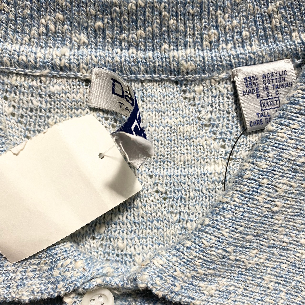 old summer knit polo shirt “XXXLT size”