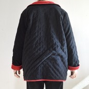 reversible quilting × corduroy jacket