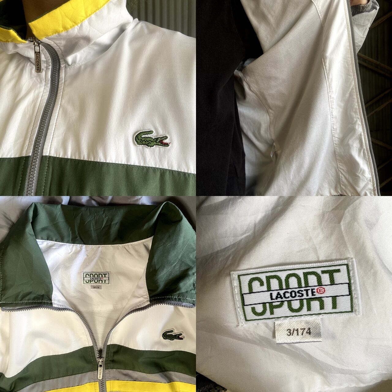 LACOSTE SPORT ラコステ フレンチラコステ ウィンドブレーカー メンズL