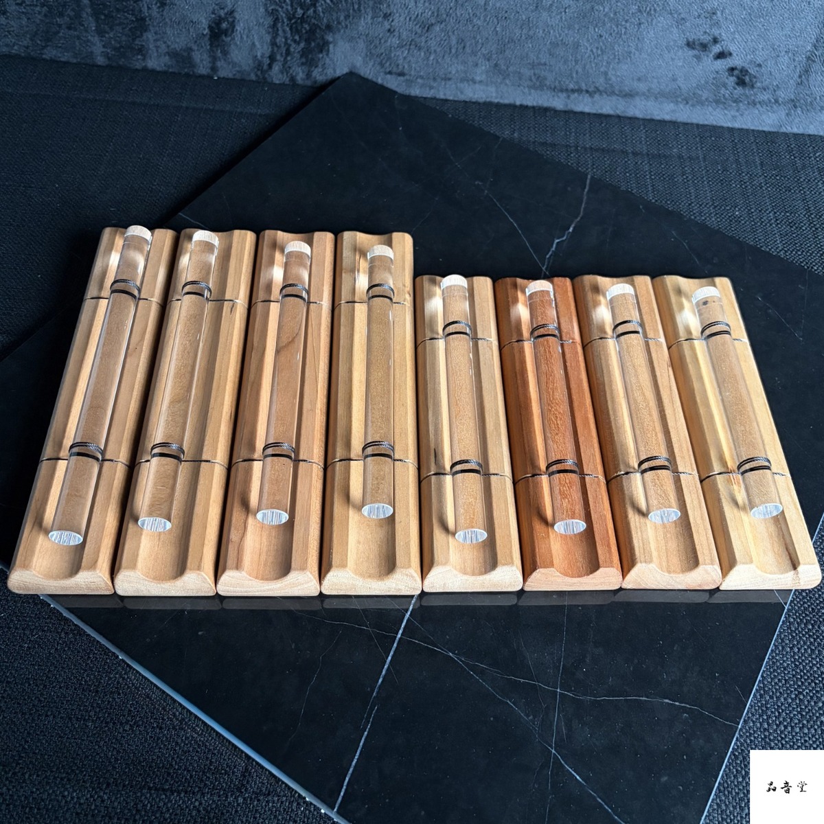 セット価格】432Hz プレミアム クリスタルチャイム 8本フルセット（C7