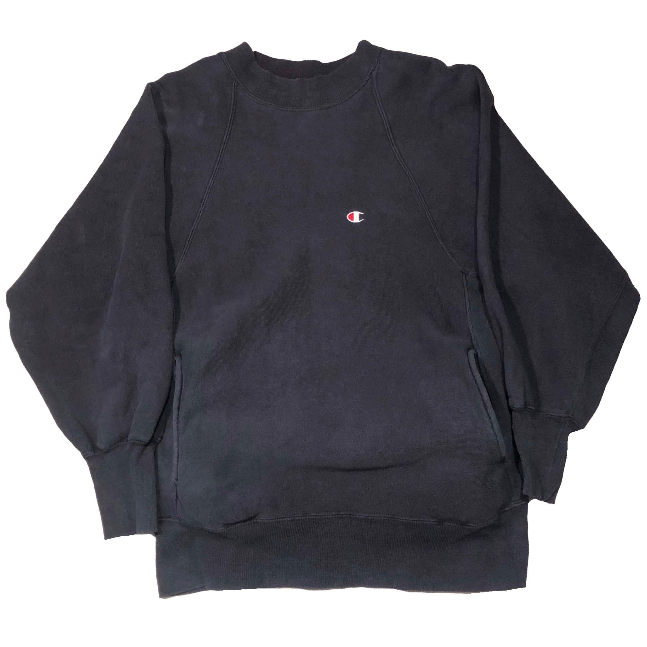 Champion リバースウィーブ　Black Vintage