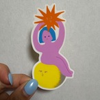 太陽と月♡ステッカー