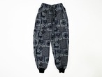 21AW バンダナインディゴジャガードベイカージョグパンツ / Bandana indigo jacquard baker jog pants