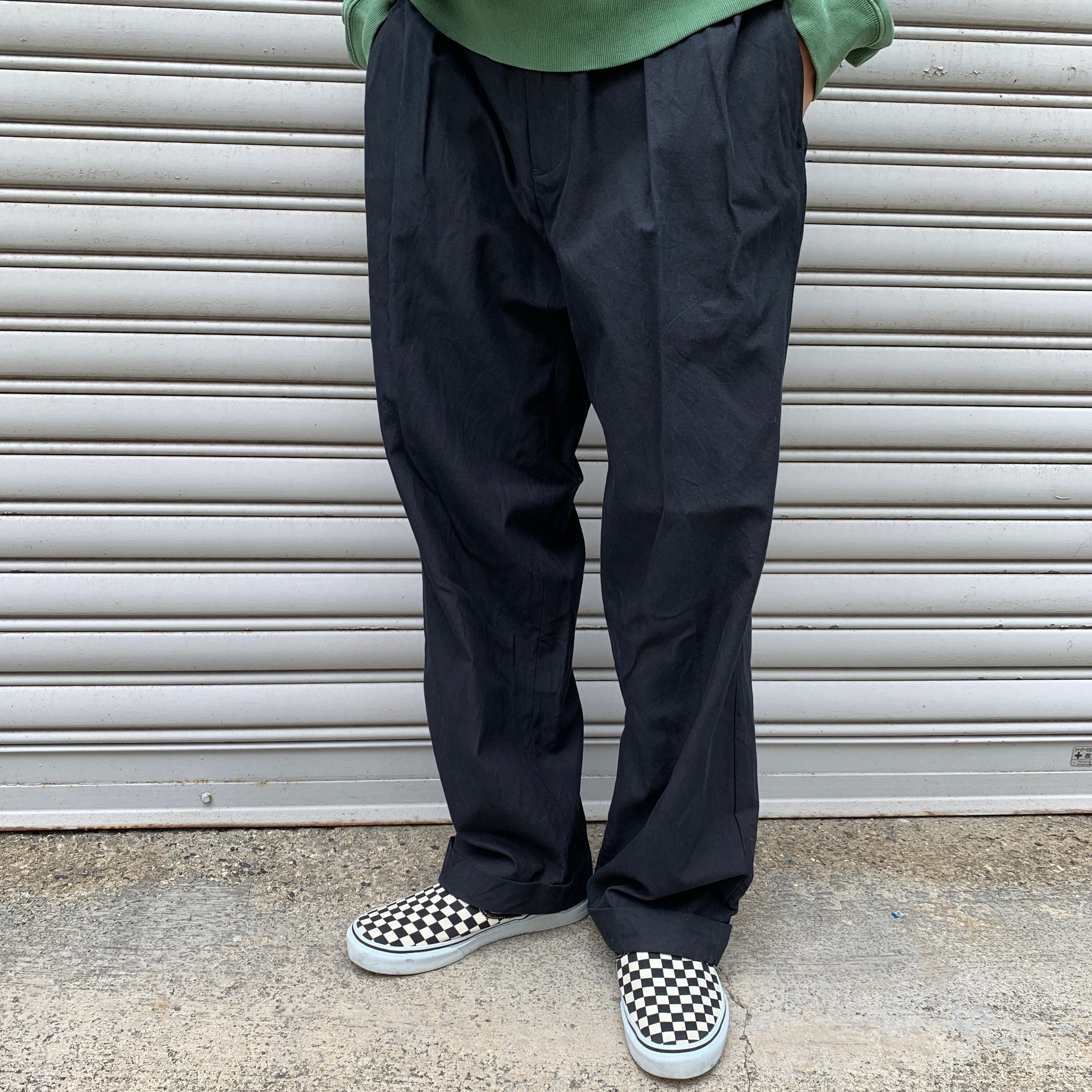 70s Levi's アクションスラックス ダークブラウン ポリパンツ | 古着屋 Uan