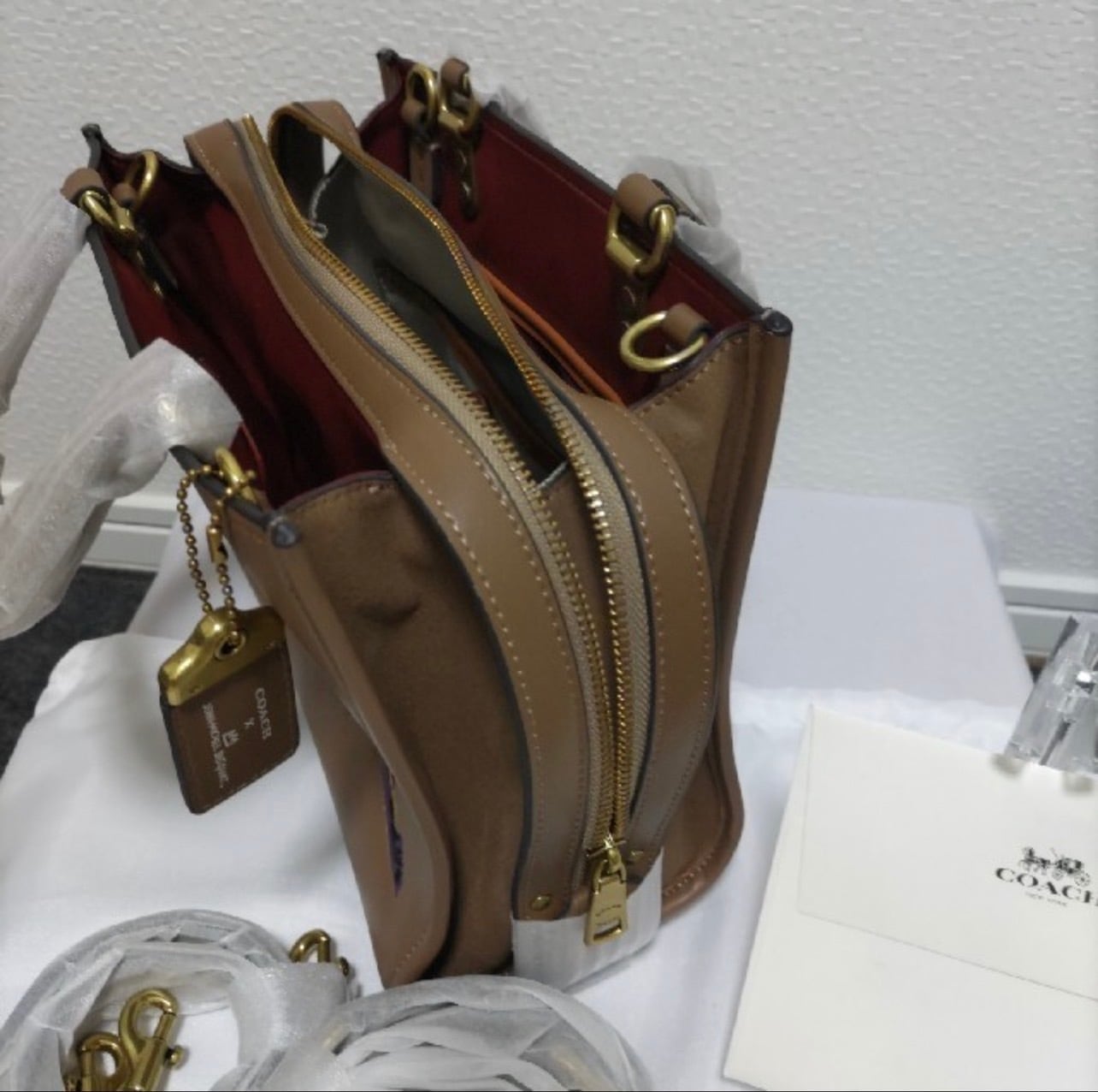 COACH コーチ バスキア 恐竜 ハンドバック ショルダーバック トート