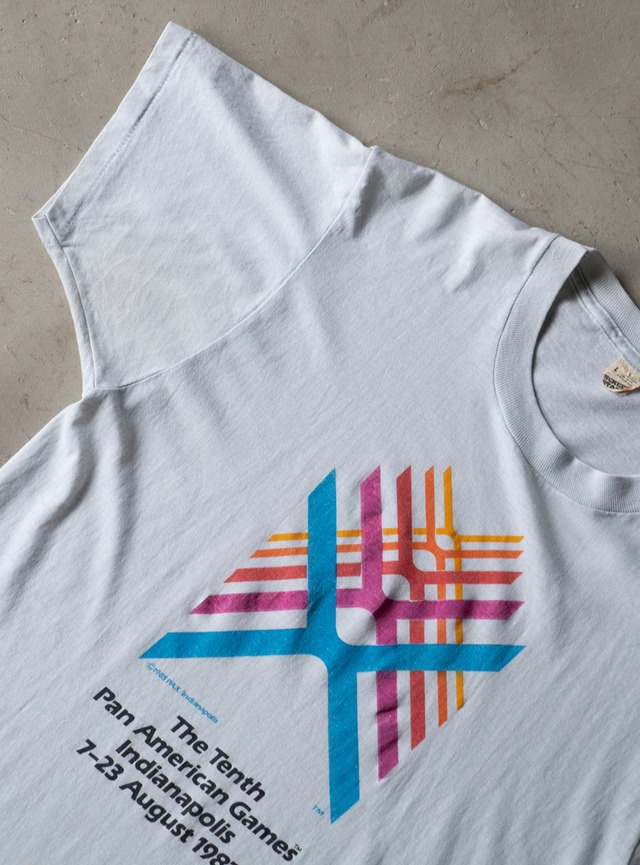 "Pan American Games" 1980s Event t-shirt