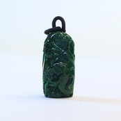 濃い翡翠が魅力的 鳳凰ペンダントトップ A貨翡翠 jd_pt1055 CO