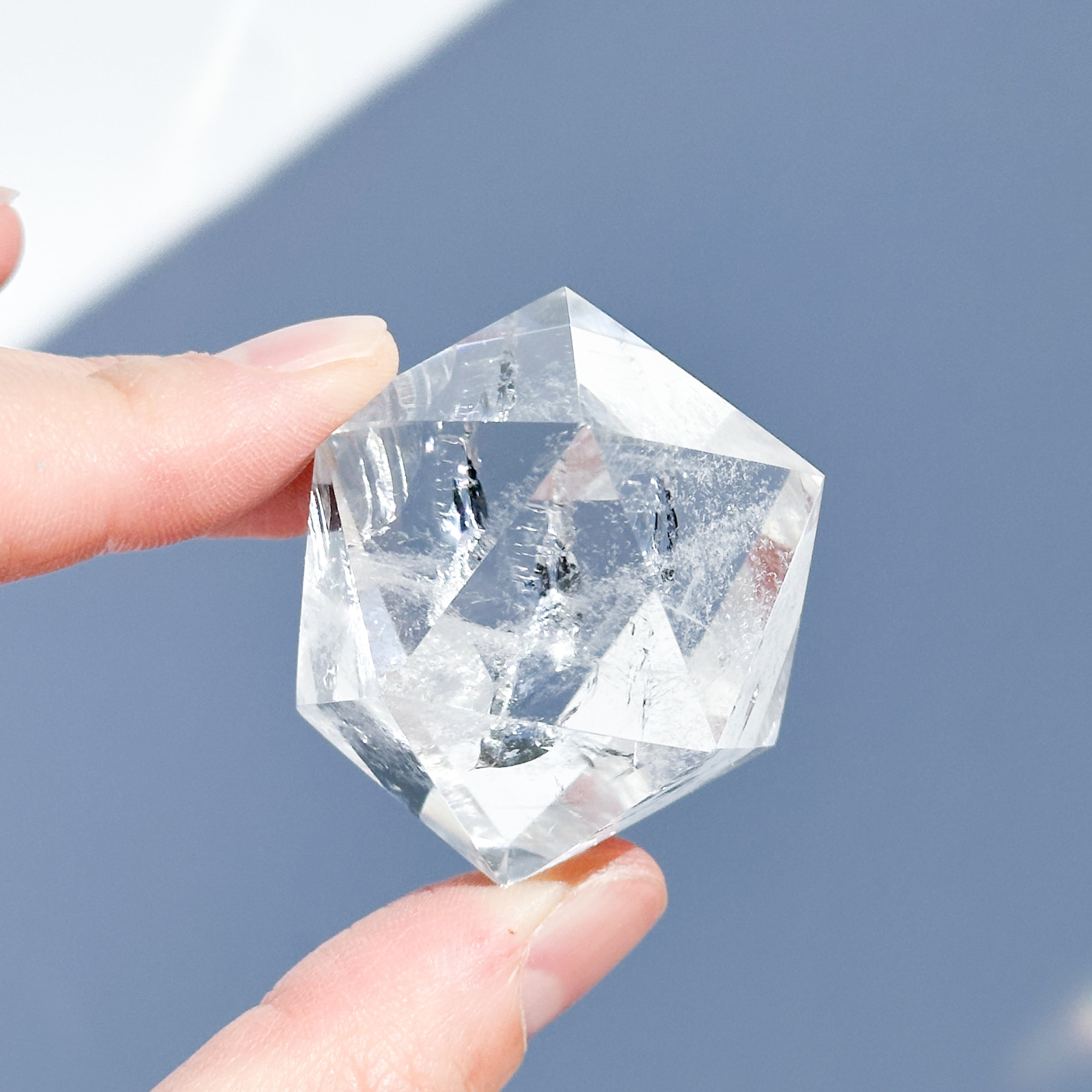 ミナスジェライス産クリアクォーツ 正二十面体75◇ Clear Quartz