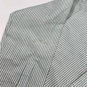 90s STAFFORD スタッフォード オックスフォード ストライプ BD 長袖シャツ ドレスシャツ 151/2-34/グリーン系 メンズ ビンテージ