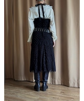 BCBG MAXAZRIA black tulle dress-5002-9